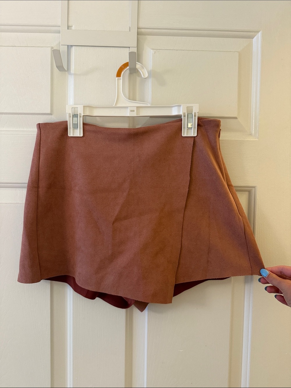“Terracotta” Seude Skort